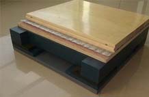 亞強體育施工案例:木地板結(jié)構(gòu),